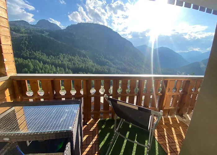 Centre Station Luxueux 2 Pieces, Vue Panoramique Plein Sud, Terrasse, Parking Prestations Haut De Gamme, Spa, Piscine, Jacuzzi, Hammam